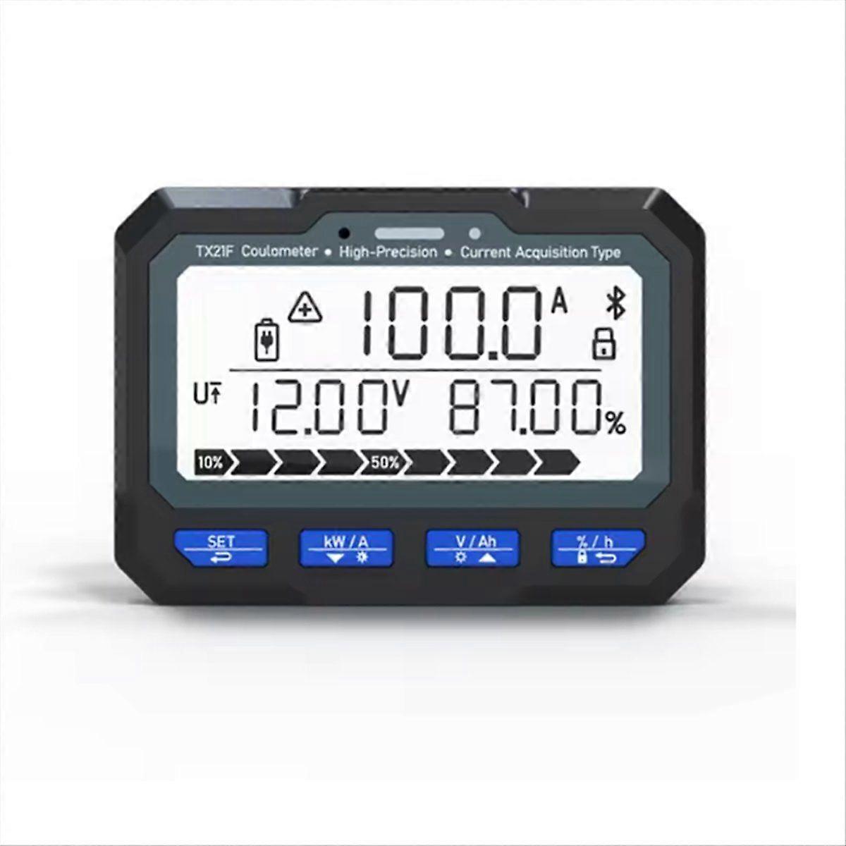 TX21 Coulomb Meter for Android Bluetooth Power Display Meter Battery Level Tester Coulometer Power