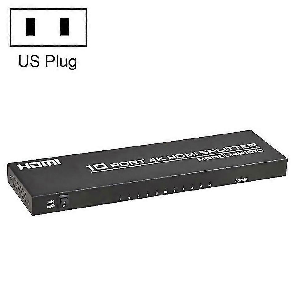 For Fjgear Fjsm1010 30hz Hdmi 4k Hd Audio And Video Splitter Plug Typeus Plug Fjsm1010 Us