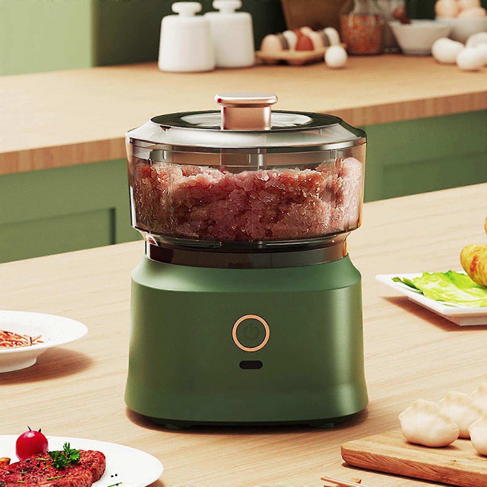 Apmemiss Mini Electric Garlic Chopper, Portable Food Processor, Onion Mincer, Cordless with USB Charging, Compatible with Kitchen Use