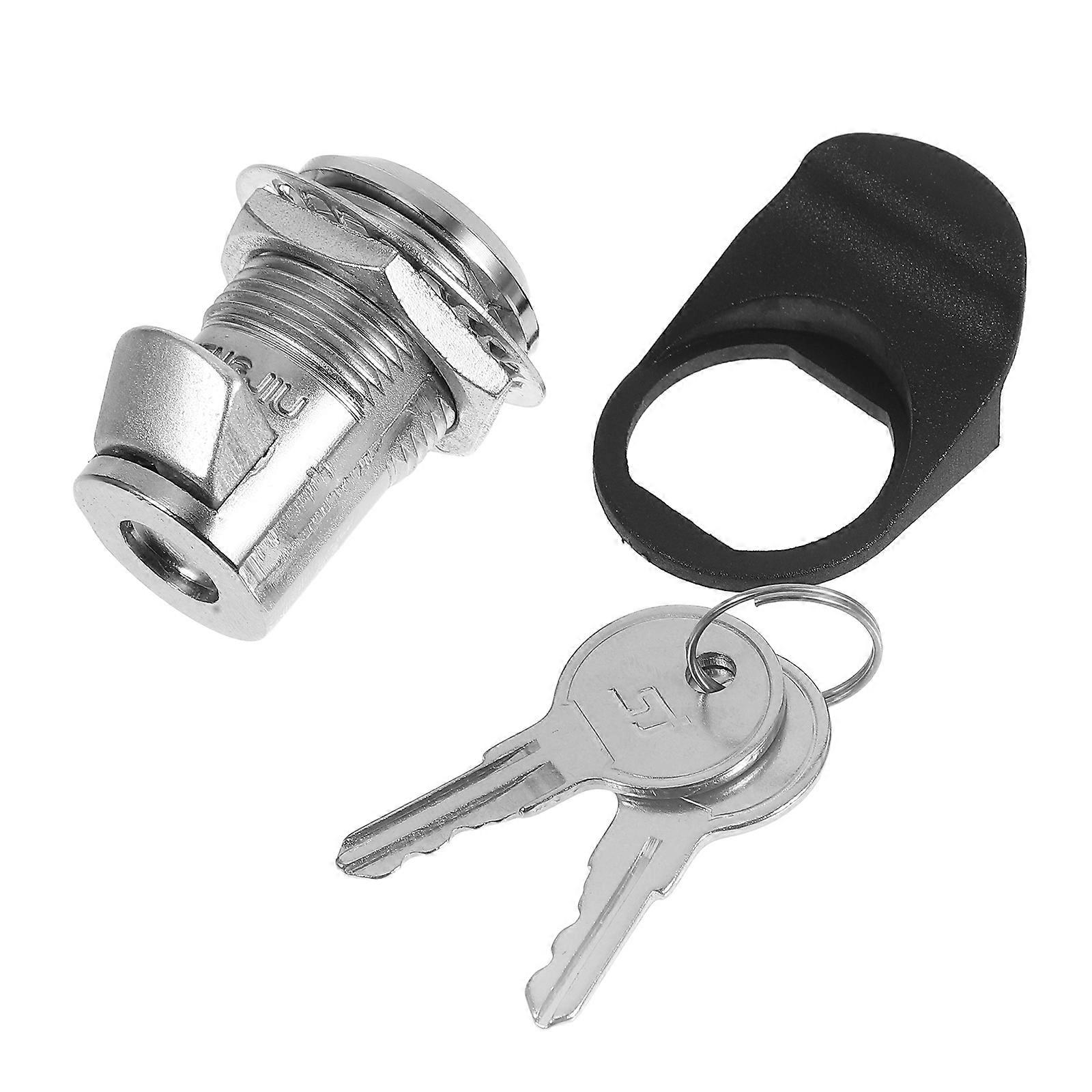 Push Button Latch Box Lock for Electrical Cabinet Doors 5Pcs Retractable Impact Lock