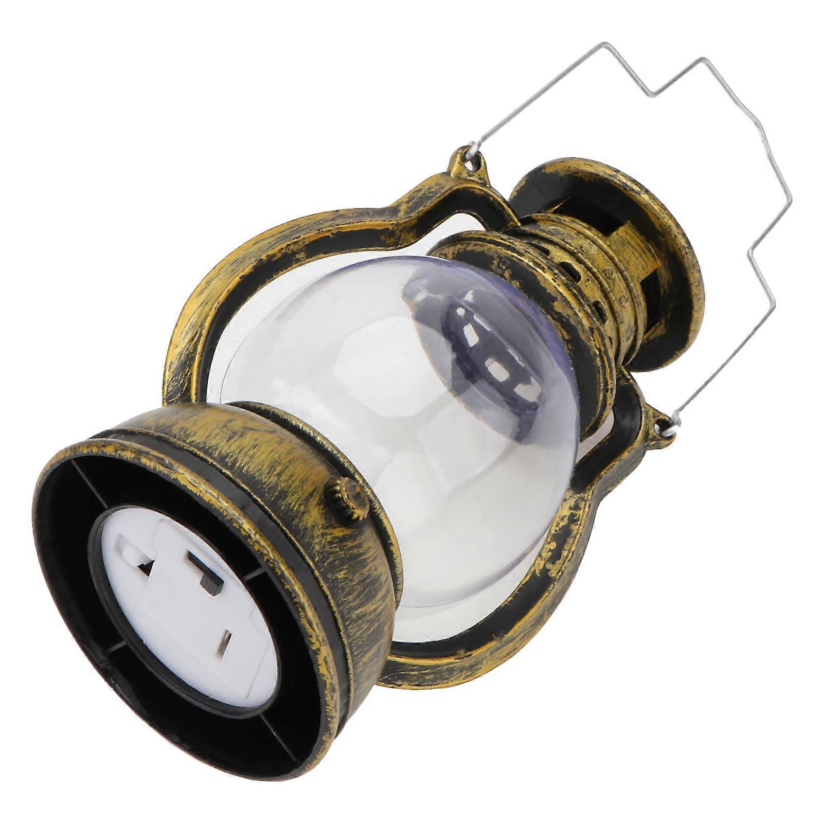 Decorative Lantern Kerosene Lamp Retro Style for Indoor Decor 2Pcs