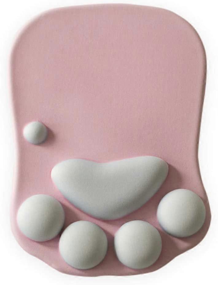 Cute Silicon Wrist Cushion Computer Mouse Mat Nonslip For Pc 3d Mouse Pads Gaming Mousepad Cat Paw Mouse Pads Wrist Support