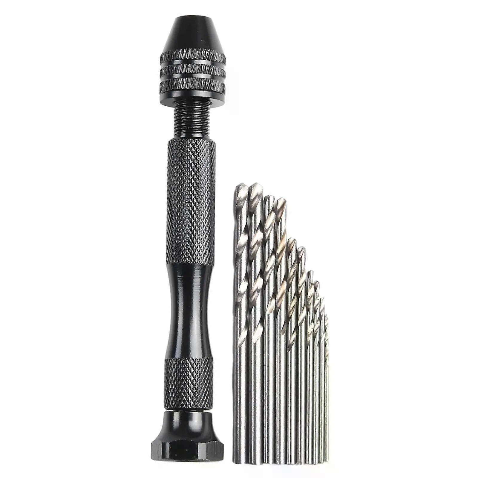 1PCS/Set 03-32mm Mini-Micro Aluminum Hand Drill-Twist Drill Bit Woodworking Drilling Rotary Tools For Models Hobby DIY