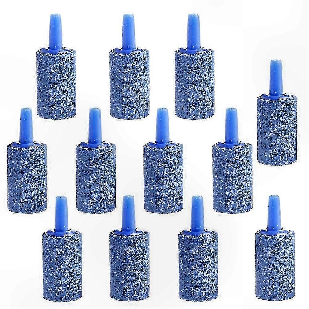 12-Pack Round Bubble Diffuser Kit for Fish Tank Oxygenation
