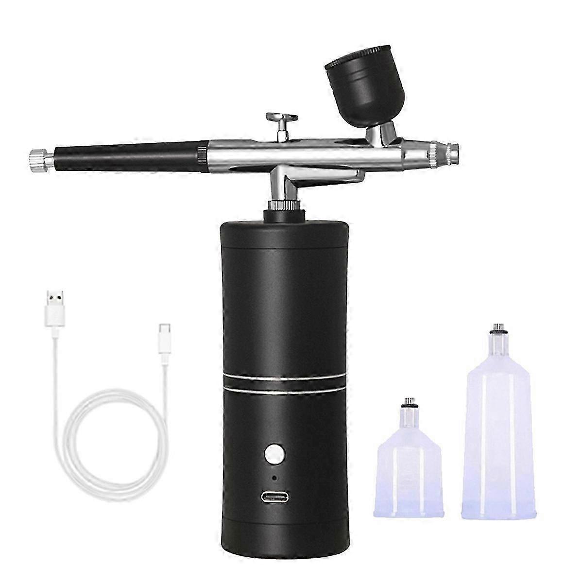 KIT de aerógrafo con compresor recargable inalámbrico