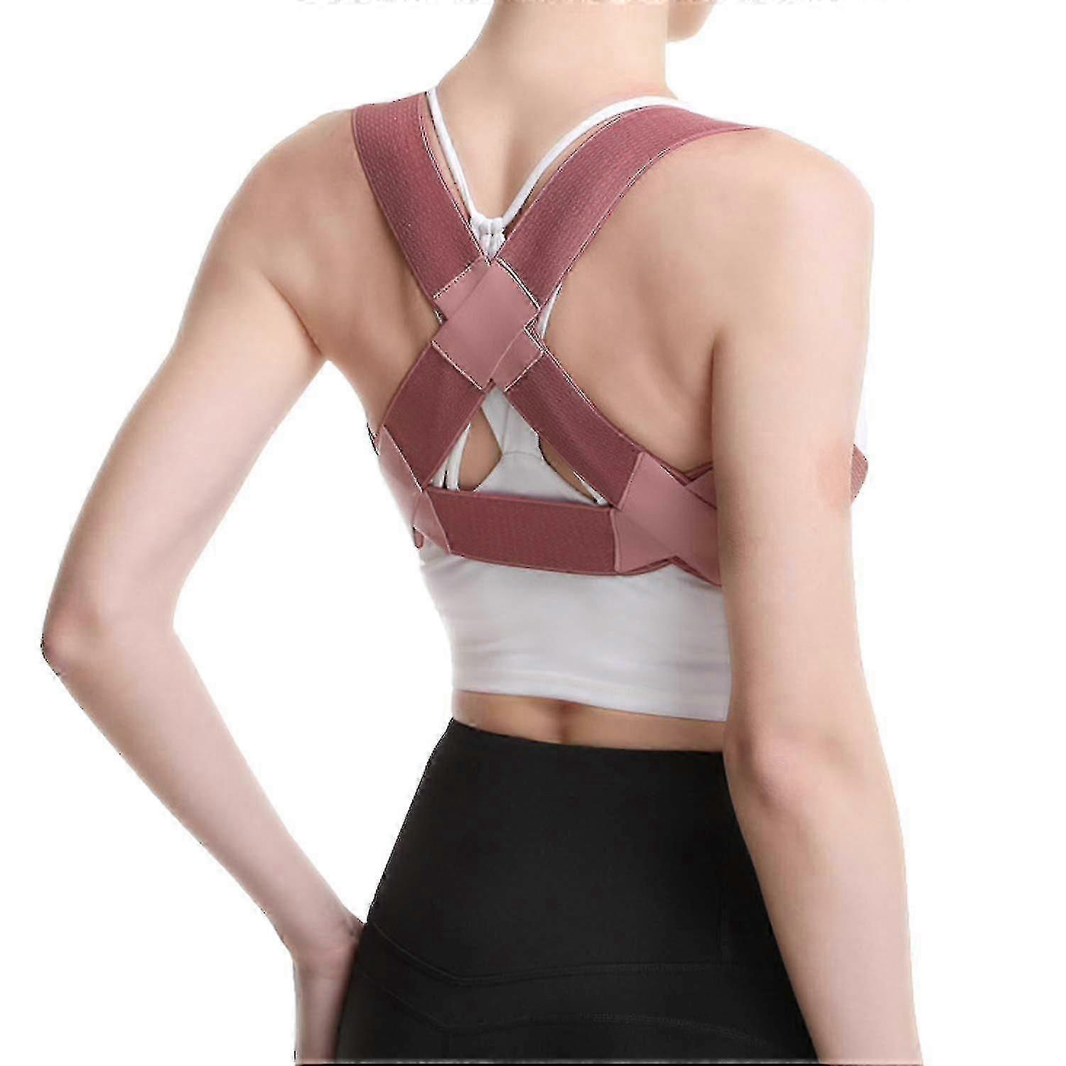 Adjustable Posture Corrector for Pain Relief in Neck, Back, and Shoulders - Improve Posture and Reduce Discomfort with Easy-to-Use Design and Adjustab