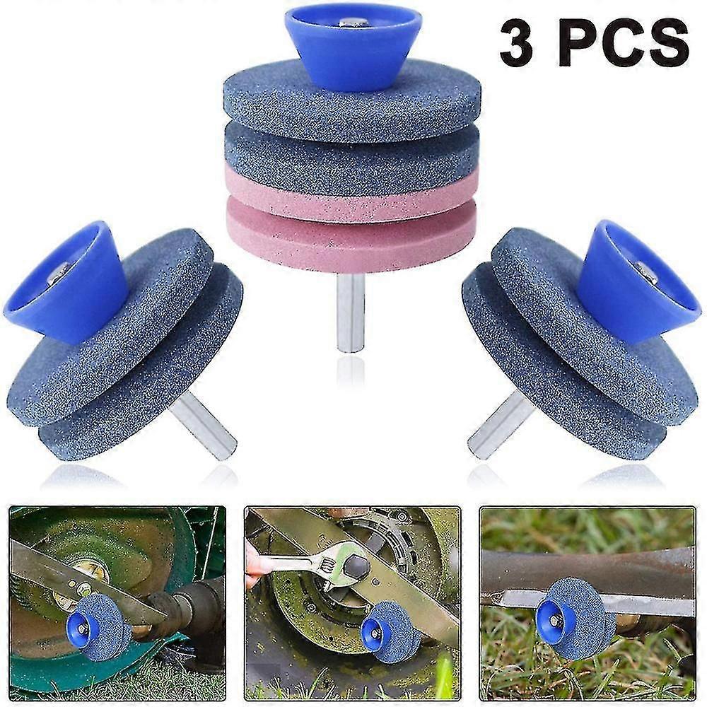 3pcs Lawn Mower Sharpener