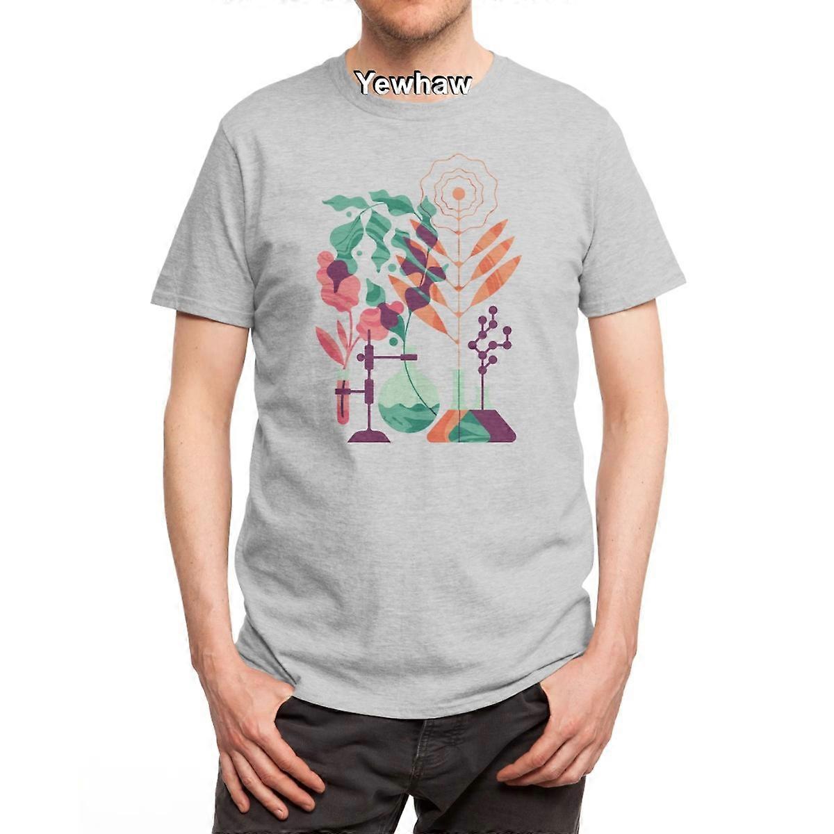 Botanika Tričko, botanická, věda, příroda, retro, geometrický, barevné