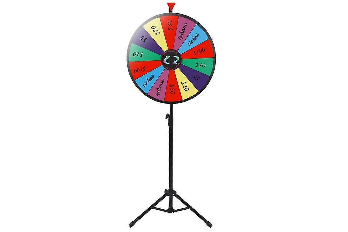 50cm Prize Wheel with Folding Tripod Stand 12 Slots
