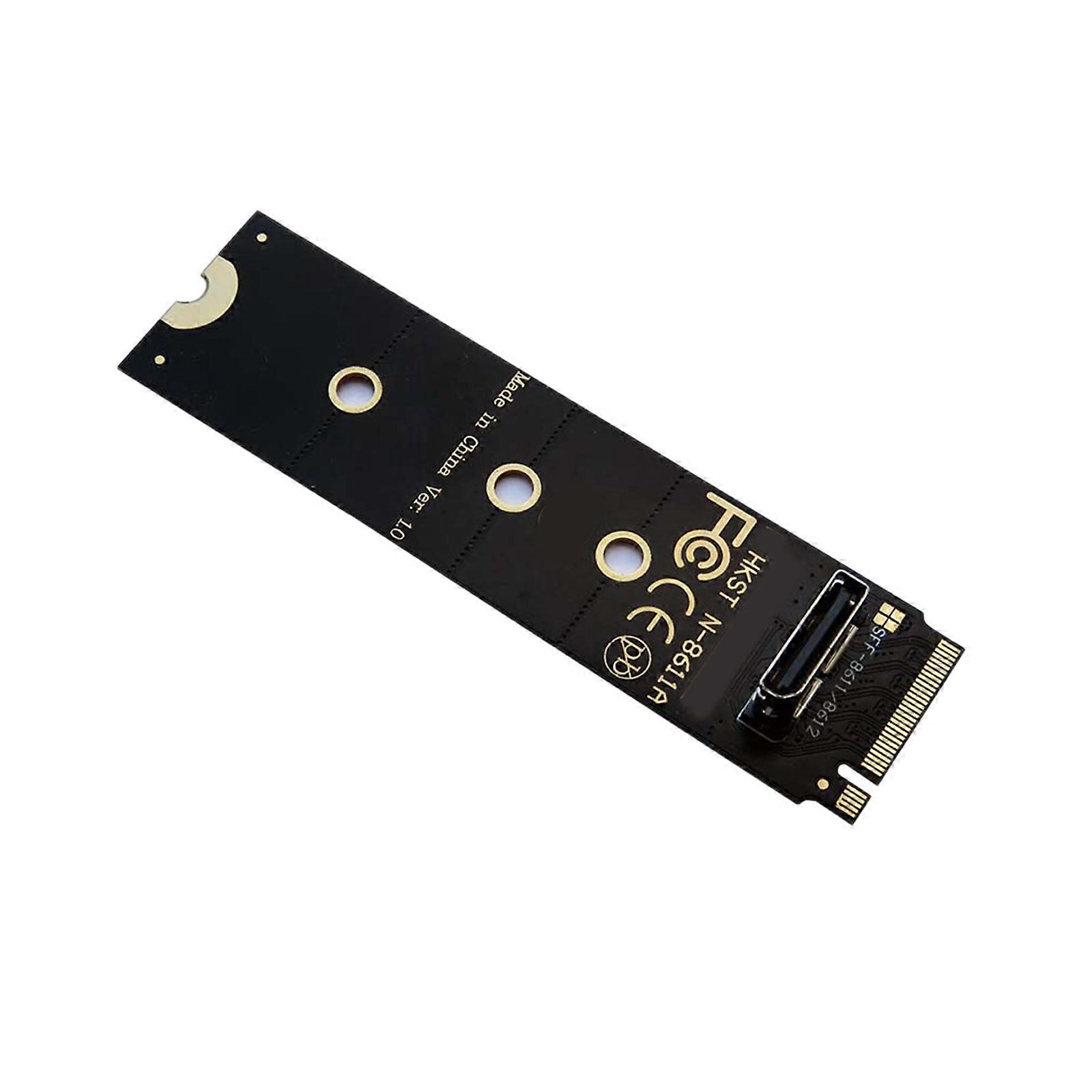 M.2 NVMe SSD to Slim SFF-8612 SFF-8611 Interfaces Connector Adapter Converter Card Multicolor