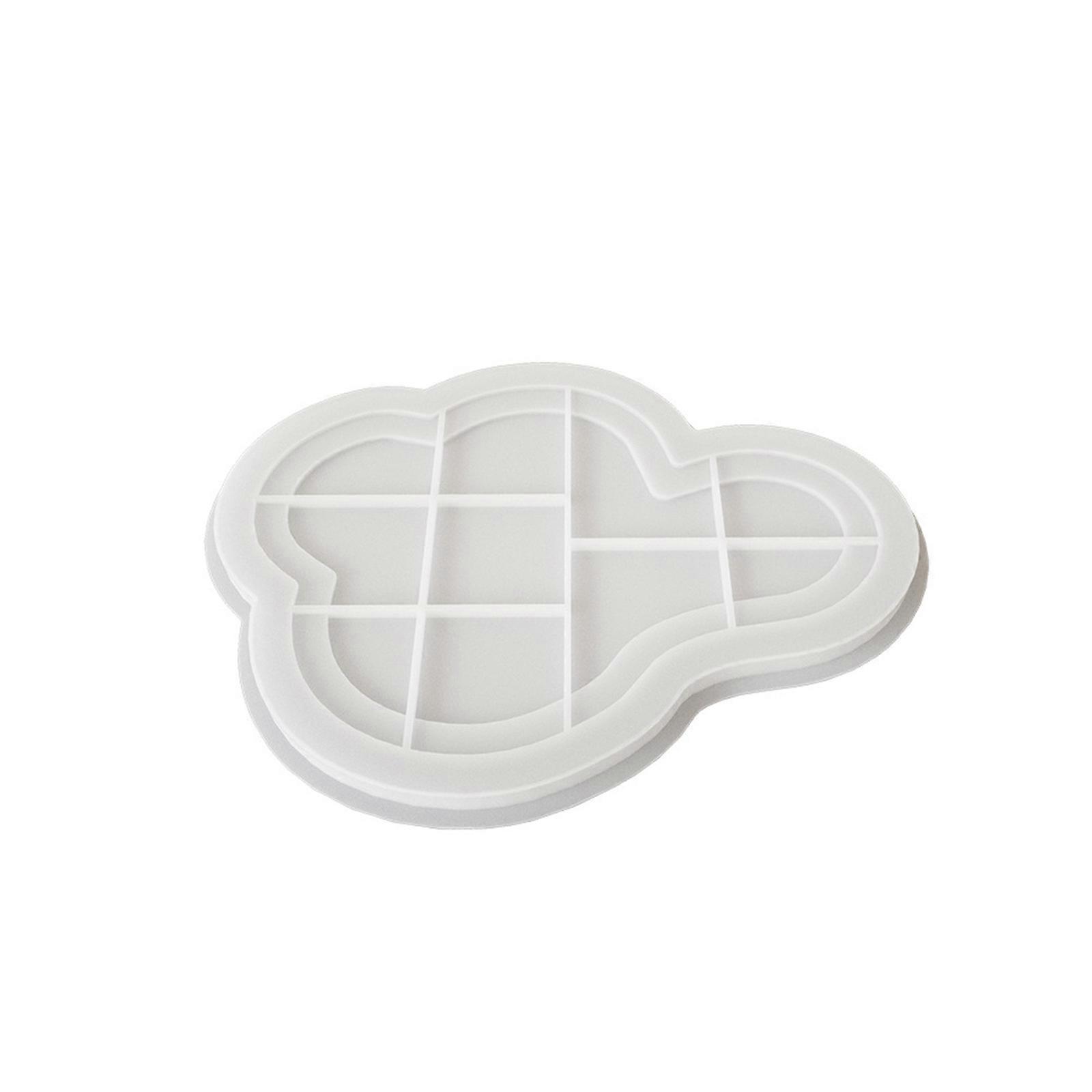 Multi Layer Cloud Terrace Silicone Mold Home Decors Silicone Craft Mold with Unique Layer Clouds Designs for Gifts Multicolor