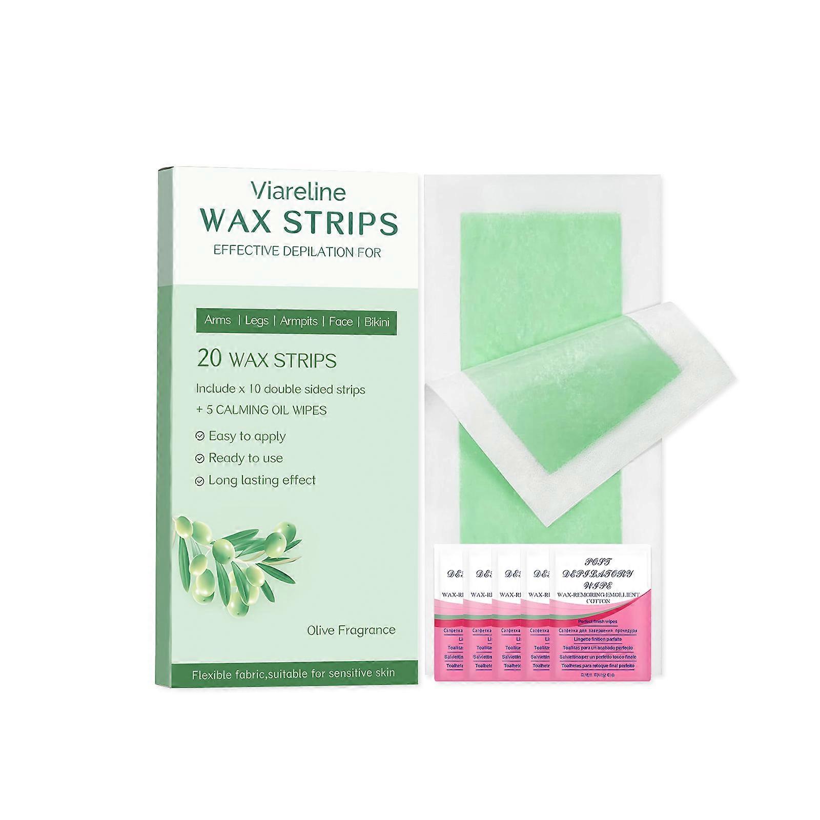 Facial And Body Hair Removal Wax Strips