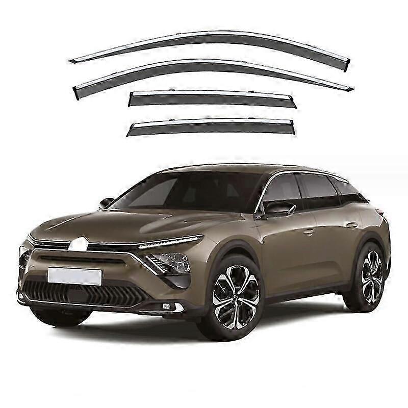 Exquisite Applicable Window Visor Car Rain Visor Side Window Deflector Car Rain Guard Accessories For Citroen Citro_n C5 X 2021 2022 2023 2024