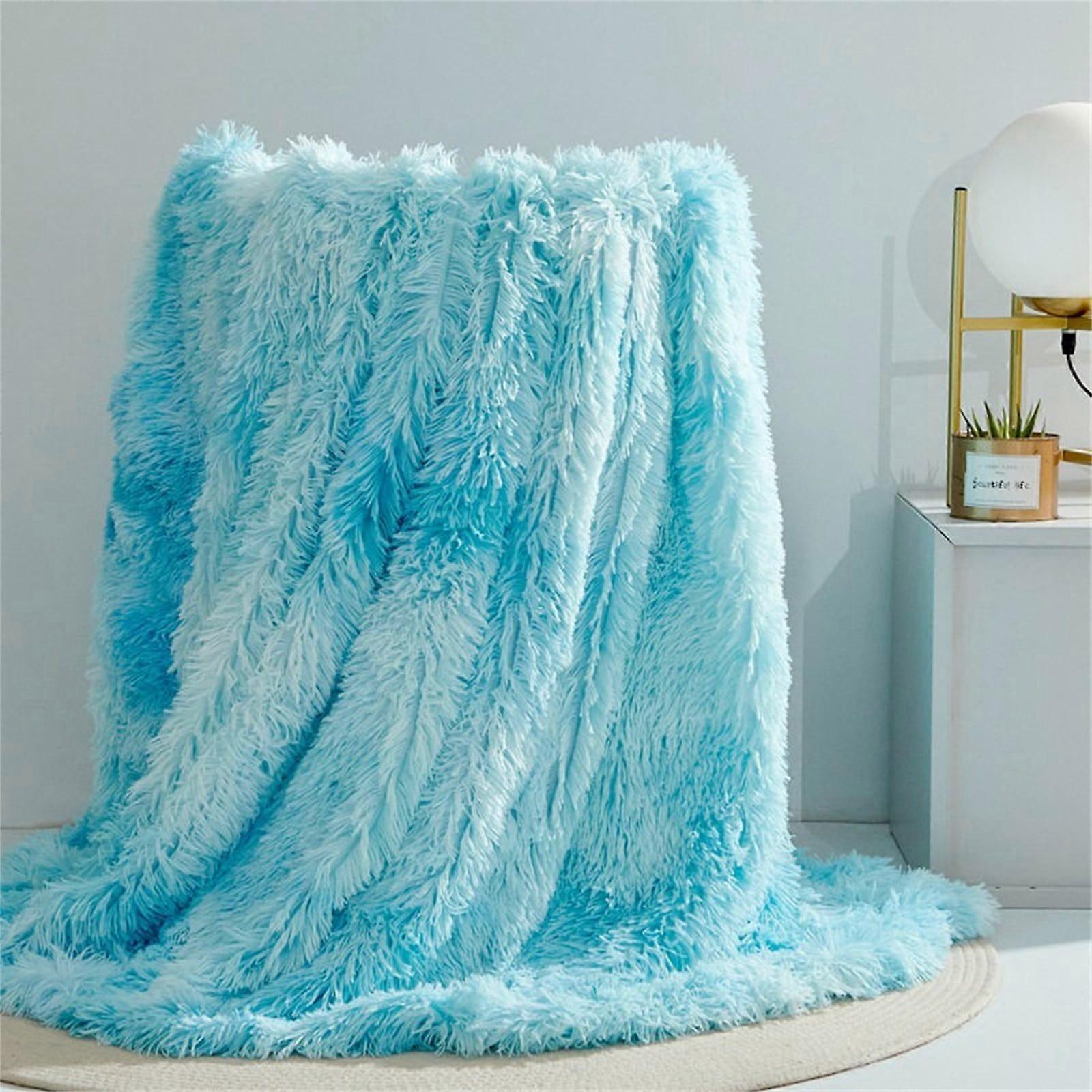 maxiaoxia Solid Color Plush Blanket Blanket Sofa Blanket Cover Blanket Bed Tail Blanket Warm Soft Throw Blanket for Bed Couch Sofa