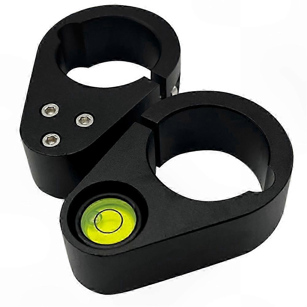 2 Pcs 32mm Circular Metal Level Bubble Centering Rod for RTK Total Station Measurement Tool