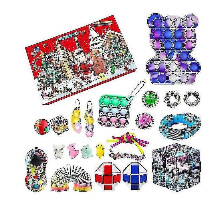 Christmas Calendar Gifts Box Decompression Toy Sets Calendar @BUGU