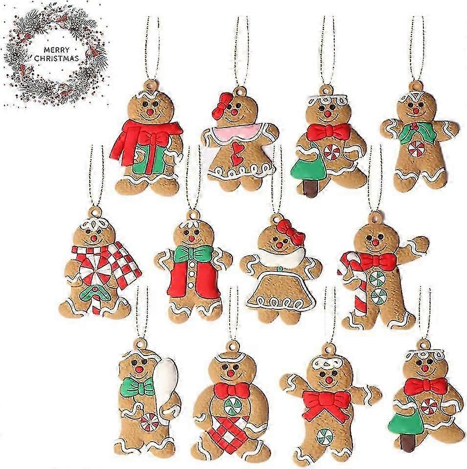 large gingerbread man ornament for christmas tree