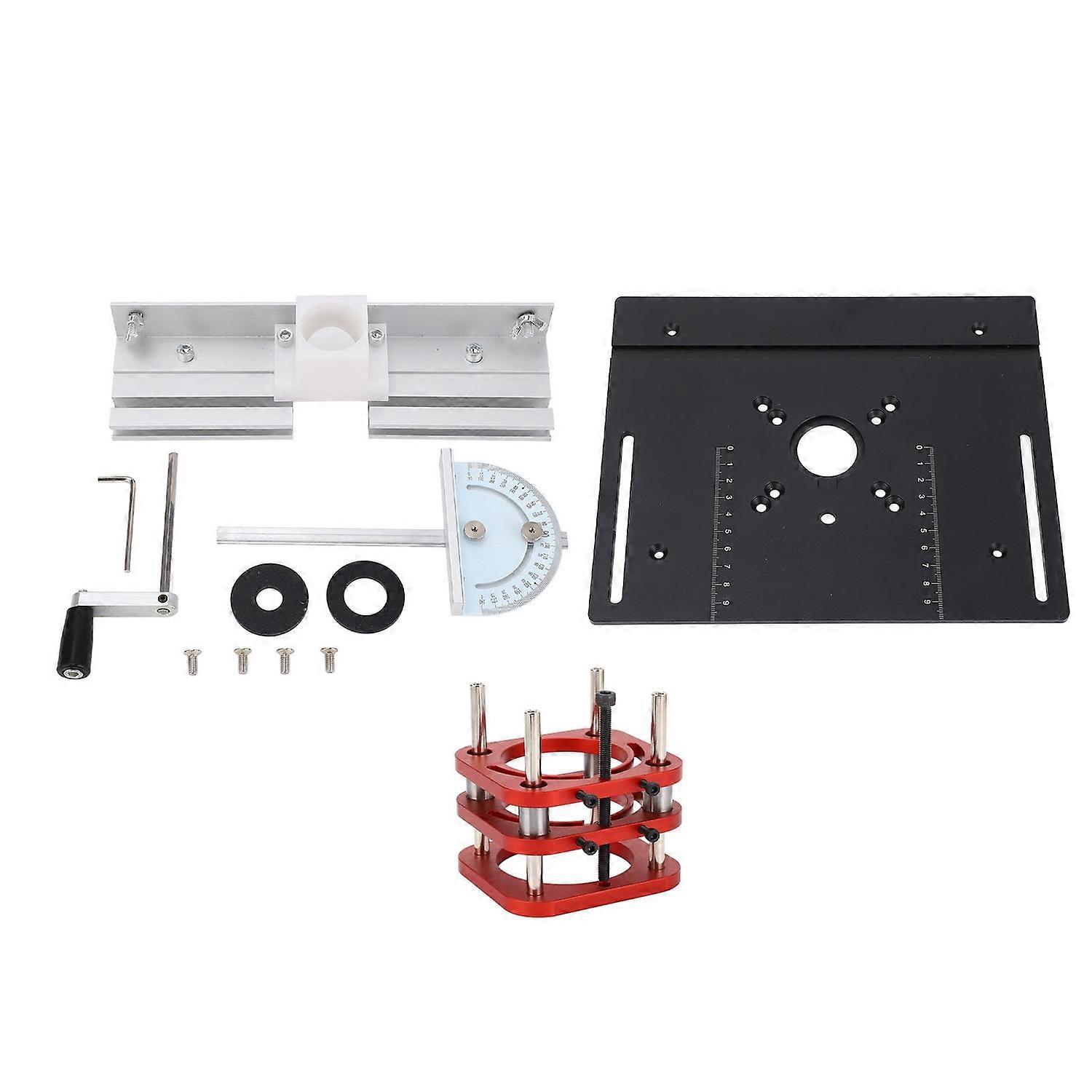 Router Table Base 51mm Stroke Manual Lifting Router Table Lifting System Base for 64 to 66mm Motor D