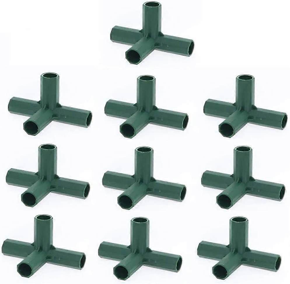 Plastic Coated Canes Connector for Garden Framework/Supports Cages/Fruit Cages/Netting Frames/Fencing