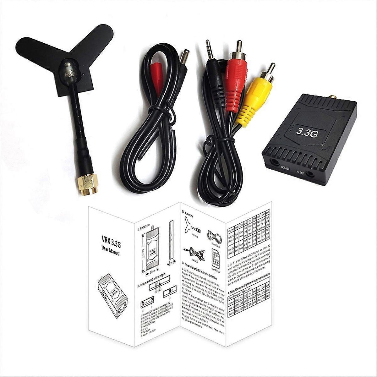 3.3G FPV VRX Kit 8CH FPV video mottaker for FPV RC Racing Drone