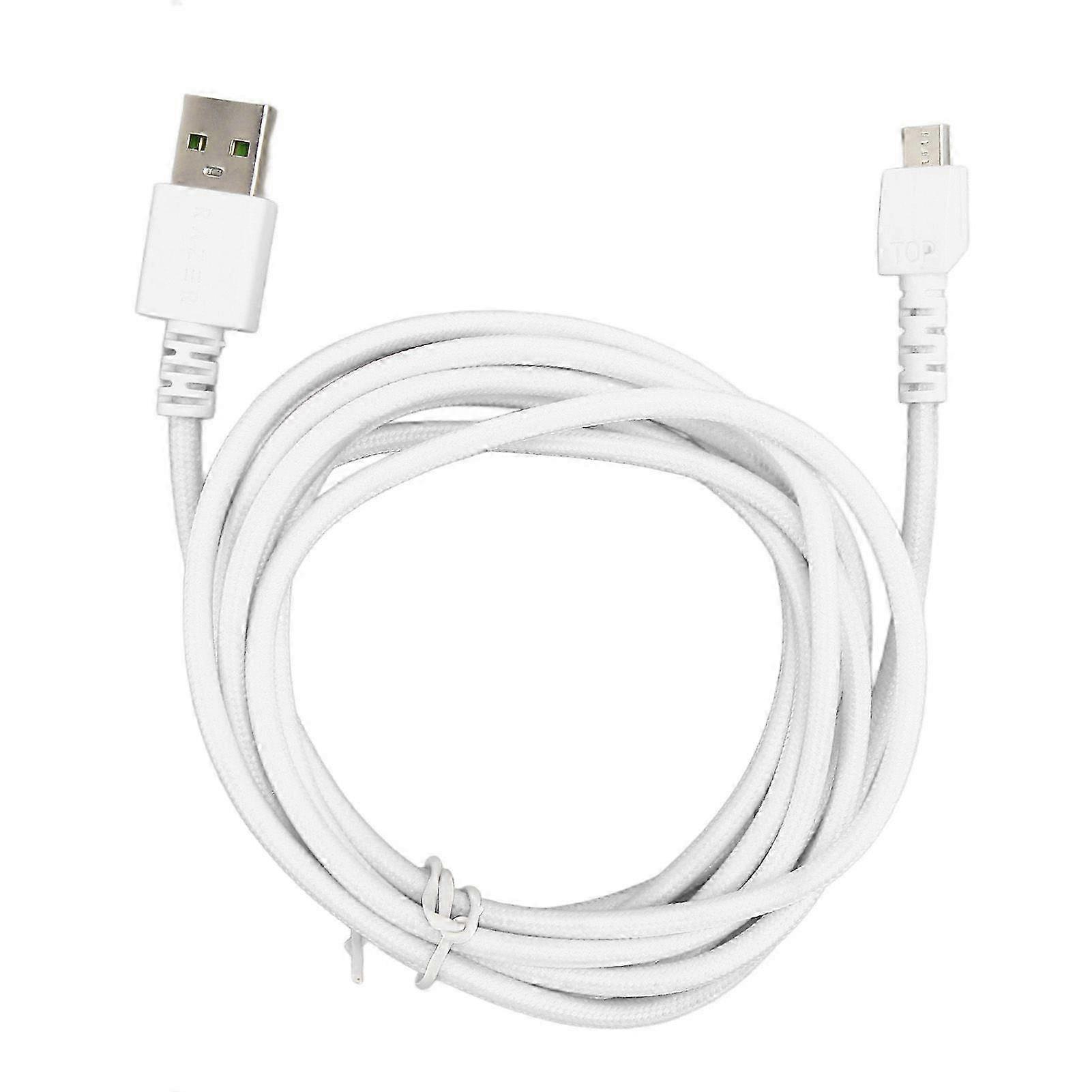 USB Mouse Charging Cable Weaved Wireless Gaming Mouse Charging Cord for Naga Pro DeathAdder V2 Pro Basilisk 6.1ftHwy