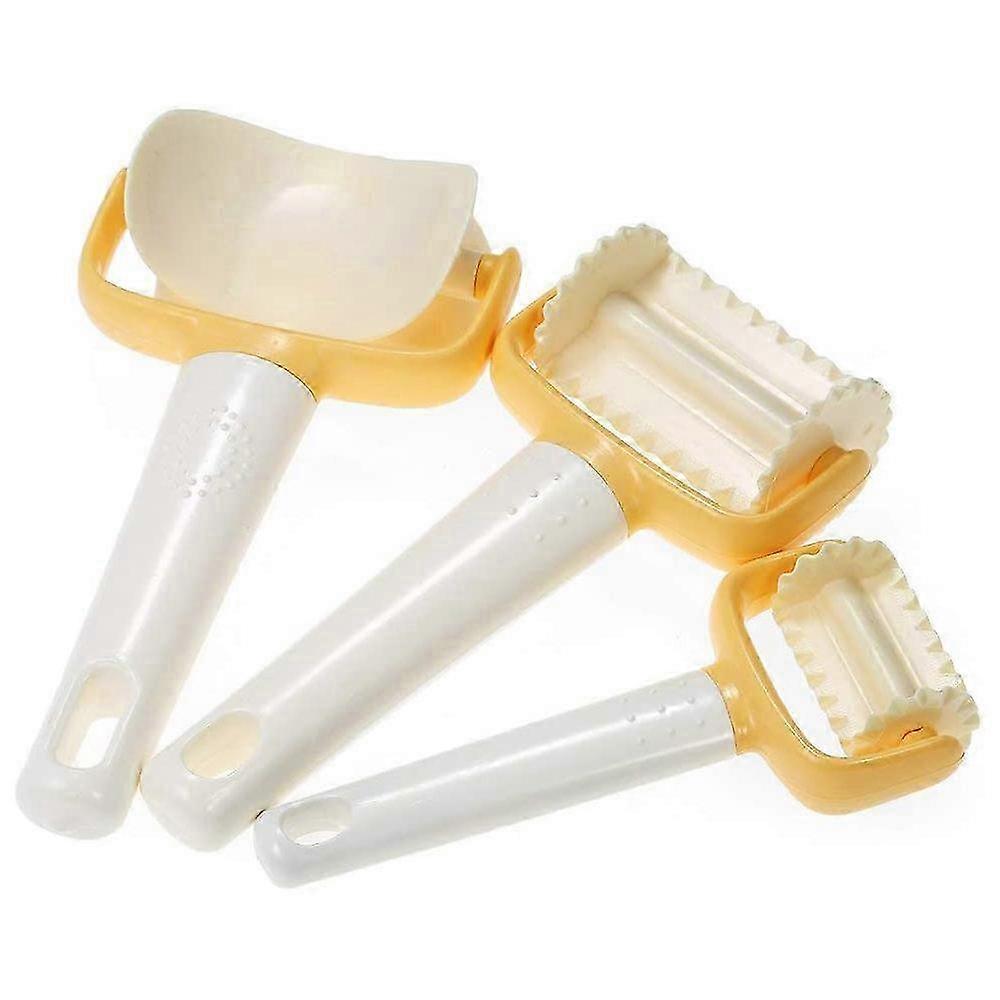 3 Pack Cookie Dough Cutter Square Circular Shaft Shape