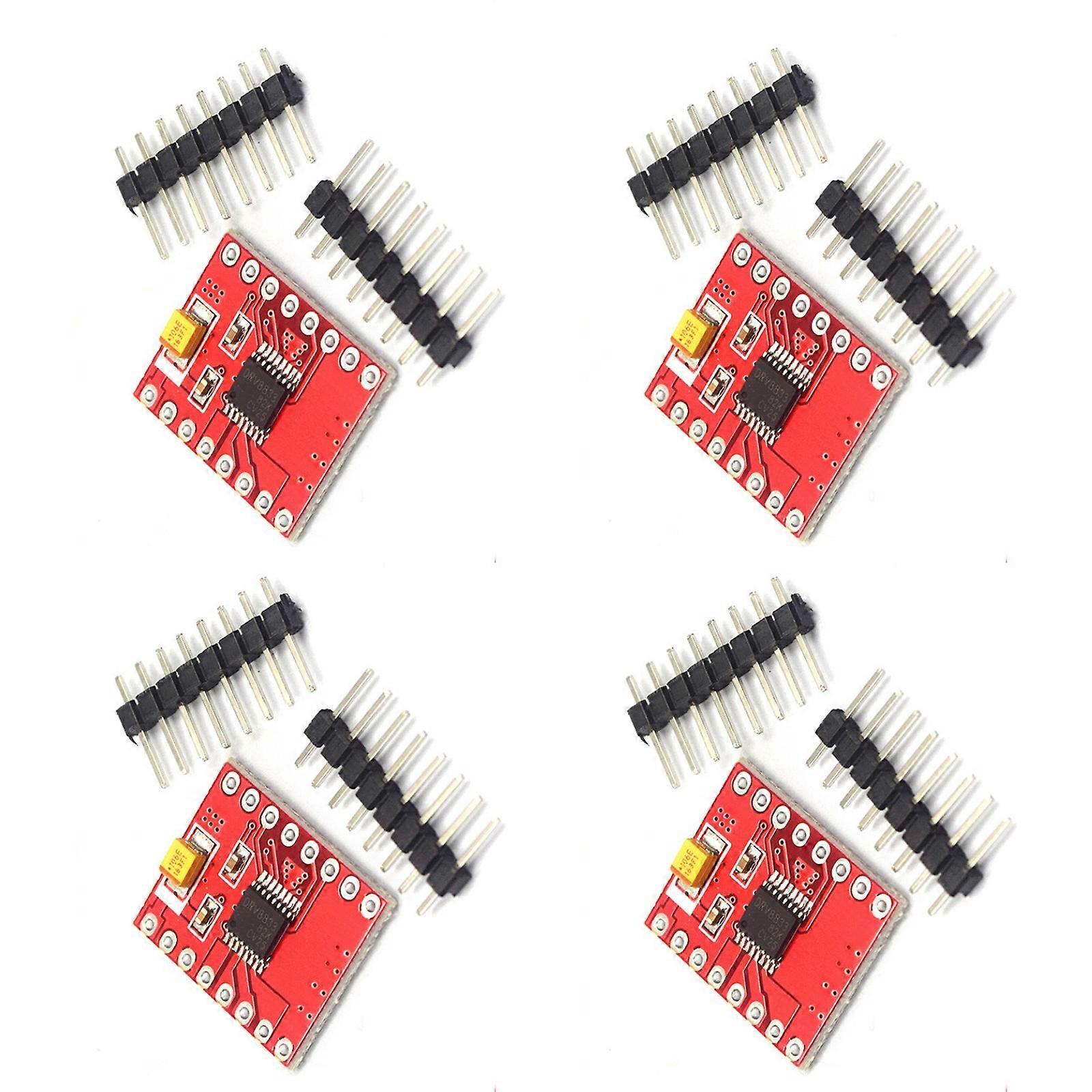 DRV8833 Double H Bridge DCMotor Controller 2.7 10,8V ingång Högströmsdrivmodul Kompatibel för projekt Flerfärgad