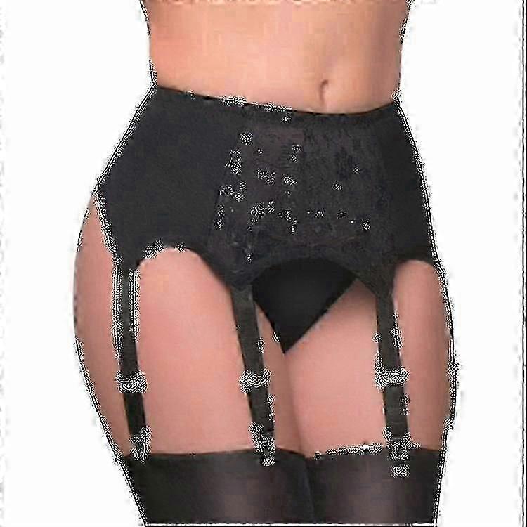 ملابس داخلية نسائية مثيرة بحزام حمالة صدر بستة أحزمة بتصميم كلاسيكي - مجموعة أحزمة الرباط 2024