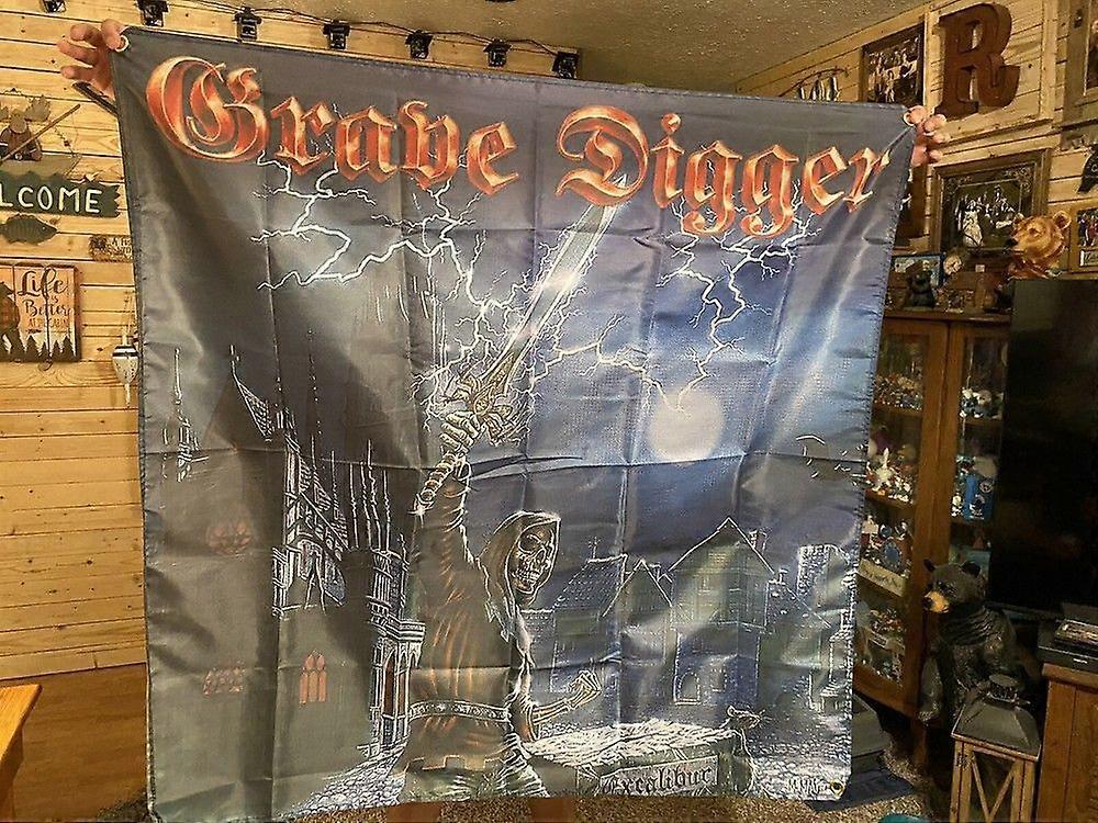Grave Digger Band Flag