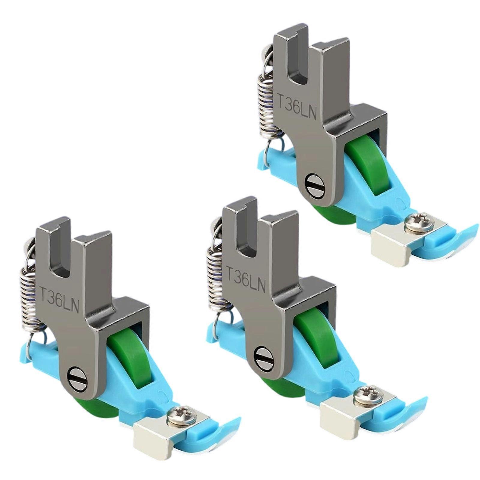 Expert Levels Sewing Presser Foot Extended Area Plastic Construction Ideal for Multiple Layer Cloth Handling Multicolor