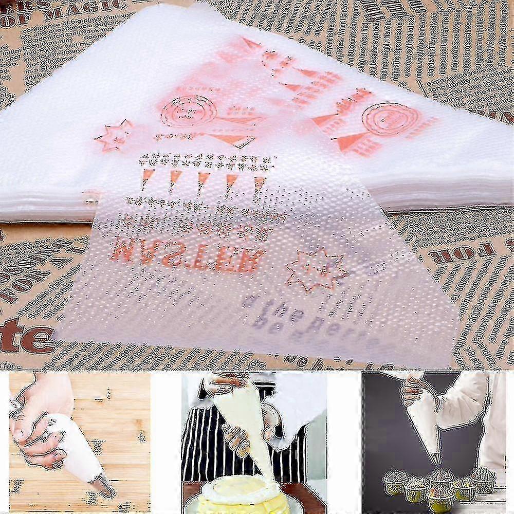 200pcs Disposable Icing Bags Professional Baking Decorating Tools