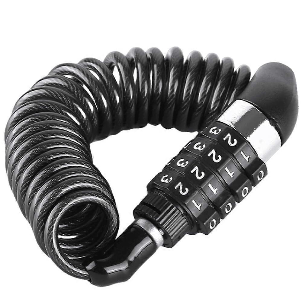 Bike Lock Cable with Combination Password Security for Bicycle and Outdoor Use Durable Steel