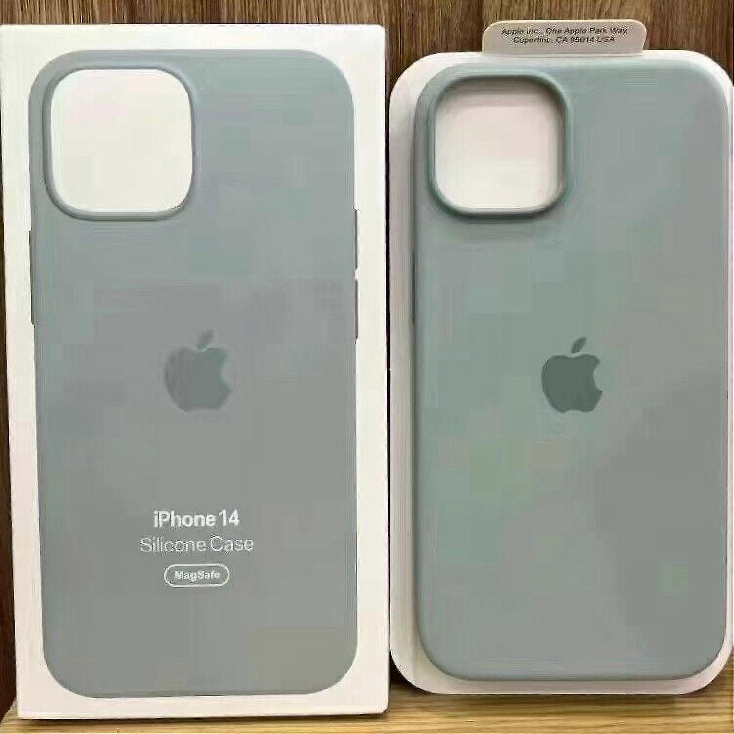 New Silicone Case With MagSafe For compatible with iPhone 14 13 12 15 Pro Max Cover