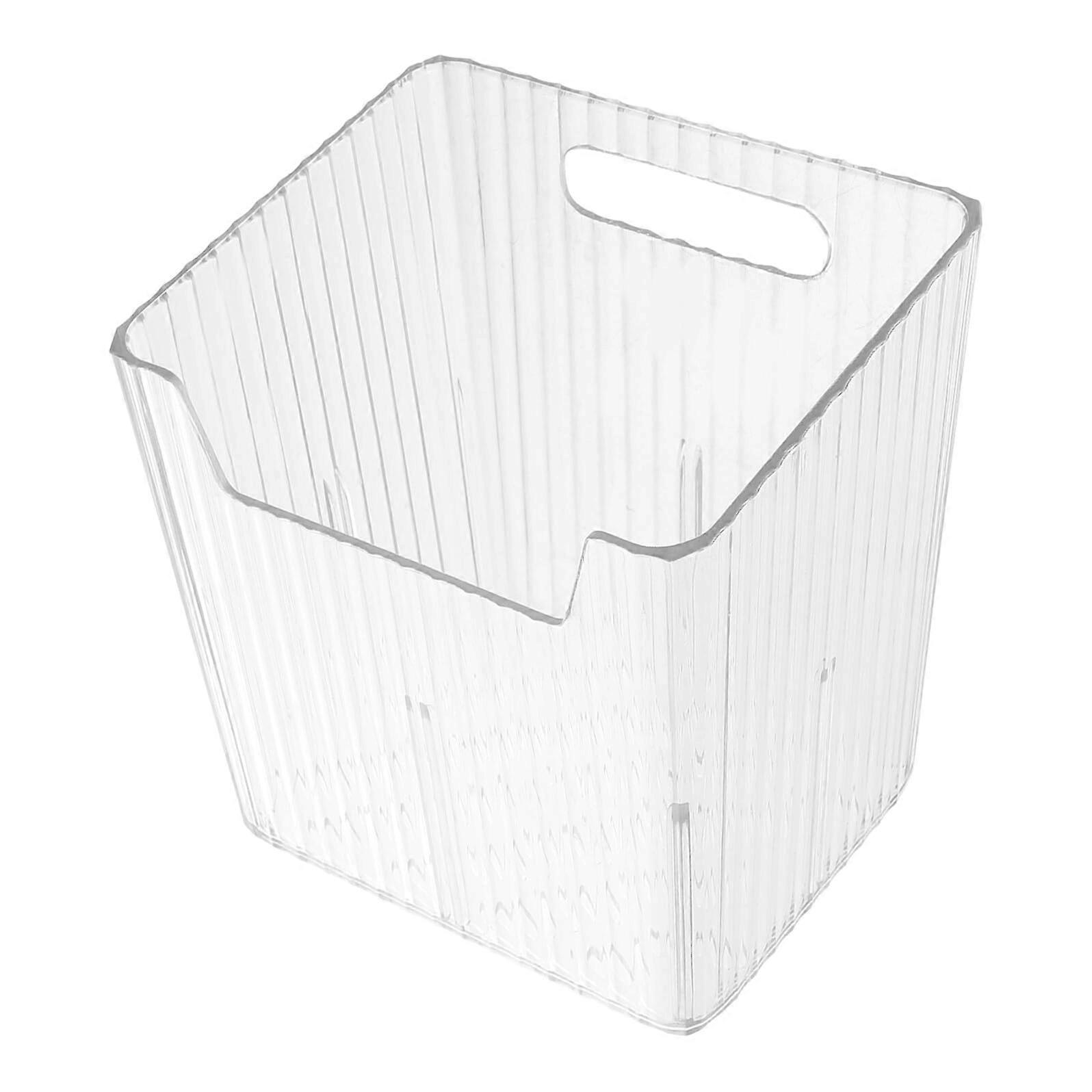 Toothbrush Holder with Cover Wall Mount or Countertop Storage Box for Toothpaste and Makeup Brushes