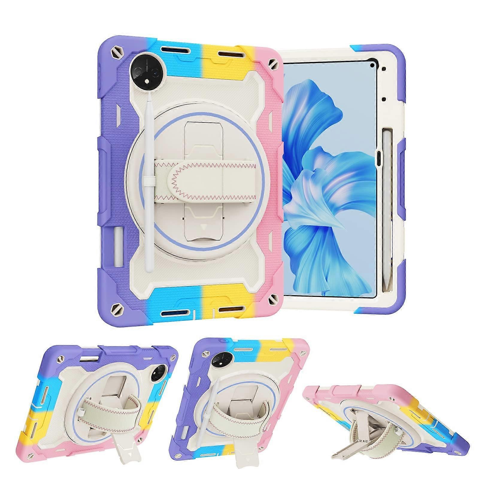 Kids Tablet Case for MatePad Pro 11 2022 Shockproof Shell with 360° Hand Strap and Stand