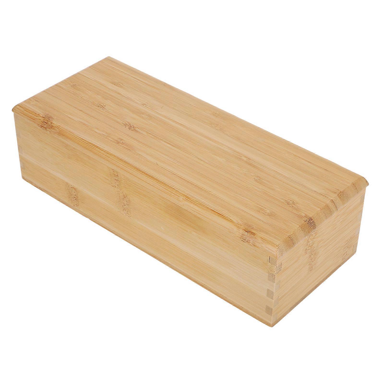 Box for Utensil Storage with Lid and Organizer