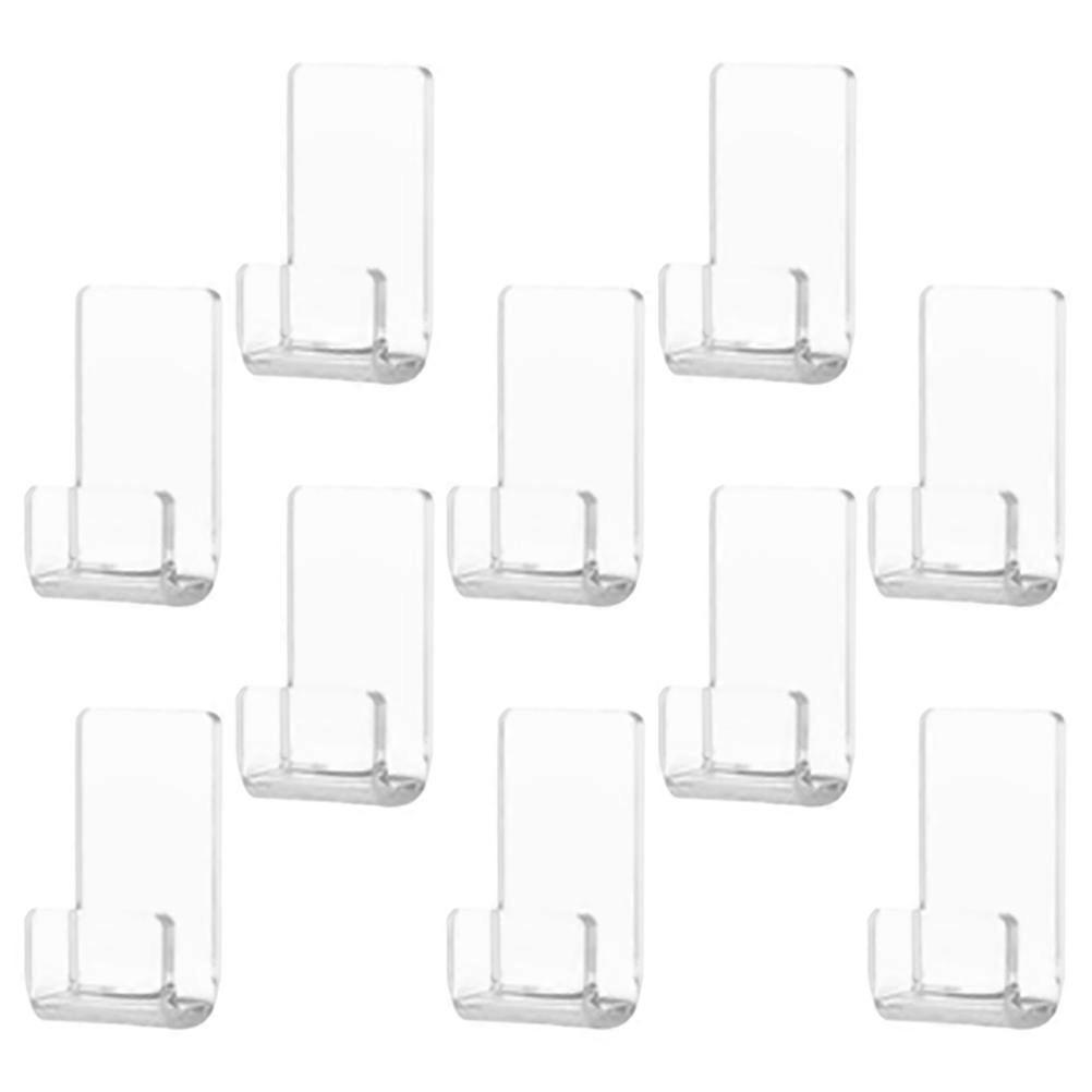 10Pcs Acrylic Vinyl Record Hook for Wall Mounting and Organization