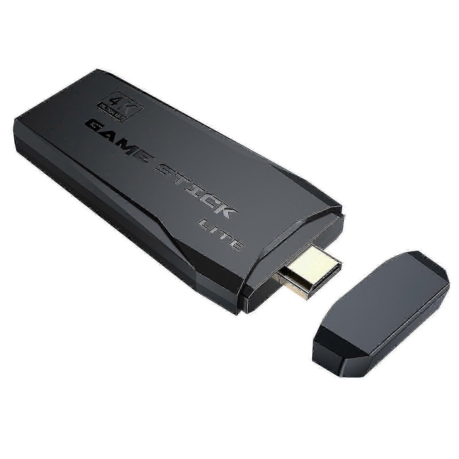 20,000+ Games 4K Retro Gaming Console – HDMI TV Stick with 2 Wireless Controllers, Plug & Play for Classic Arcade Fun