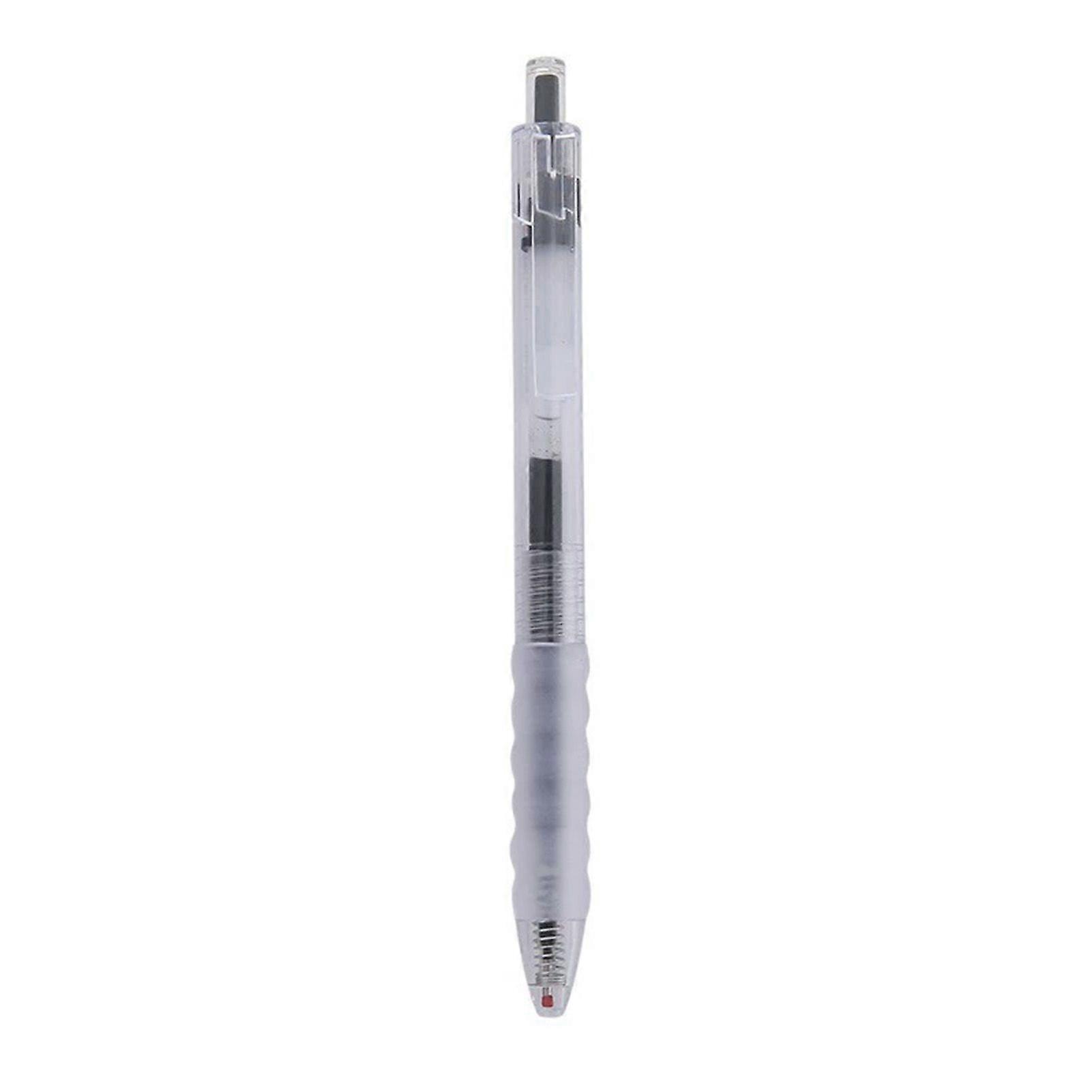 Transparent barrel click pen ergonomic grip Ergonomic grip ensures comfortable, fatigue-free use. for Students