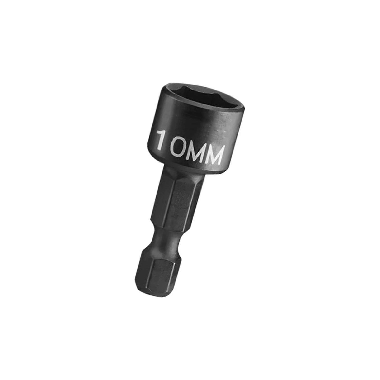 8mm-13mm 1/4'' Shank Socket Set Deep Hexagonal Electric Drill Sleeve Socket Head for Power Tool Multicolor