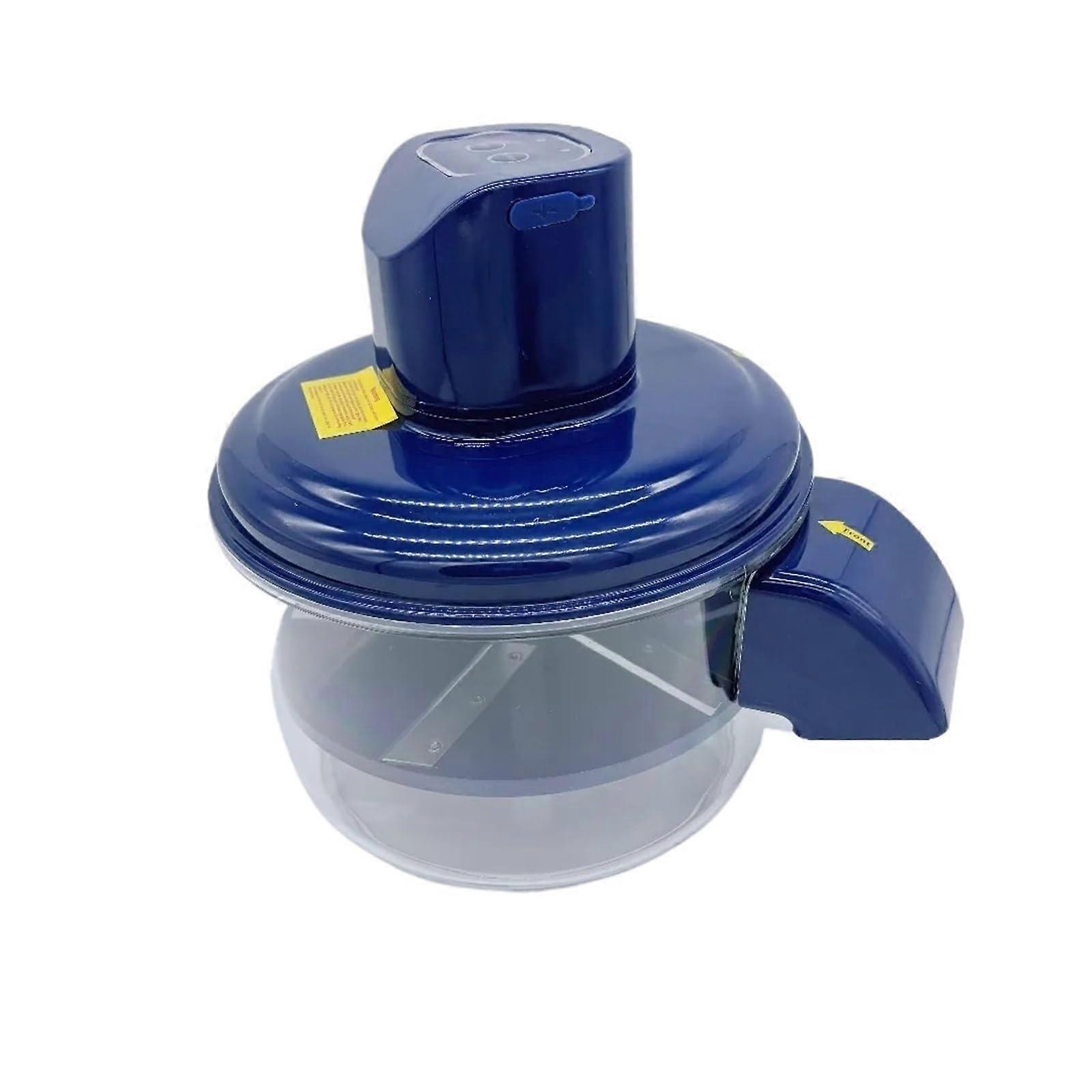 Rechargeable Electric Fruit Peeler with Fast Precise Cordless OneClick Operation for Grapes Cherry Tomatoes Stainless Steel Blue