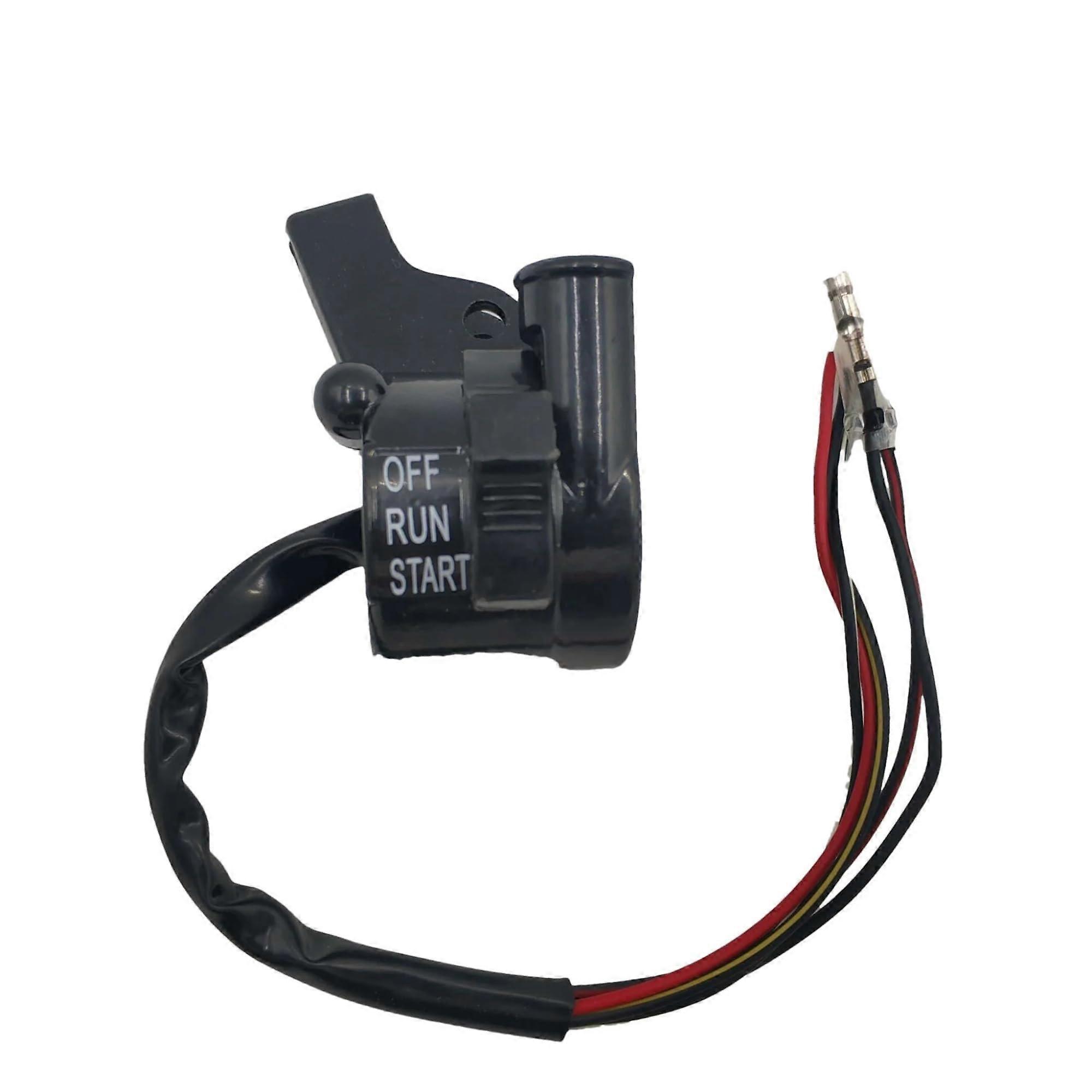 PW50 Throttle Assembly with Kill Switch and Start Button Compatible with PY50 PeeWee50 Dirt Bike