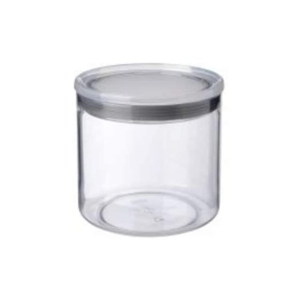 1 Liter Grey BPA  Food Storage Container Stackable Kitchen Storage Jar