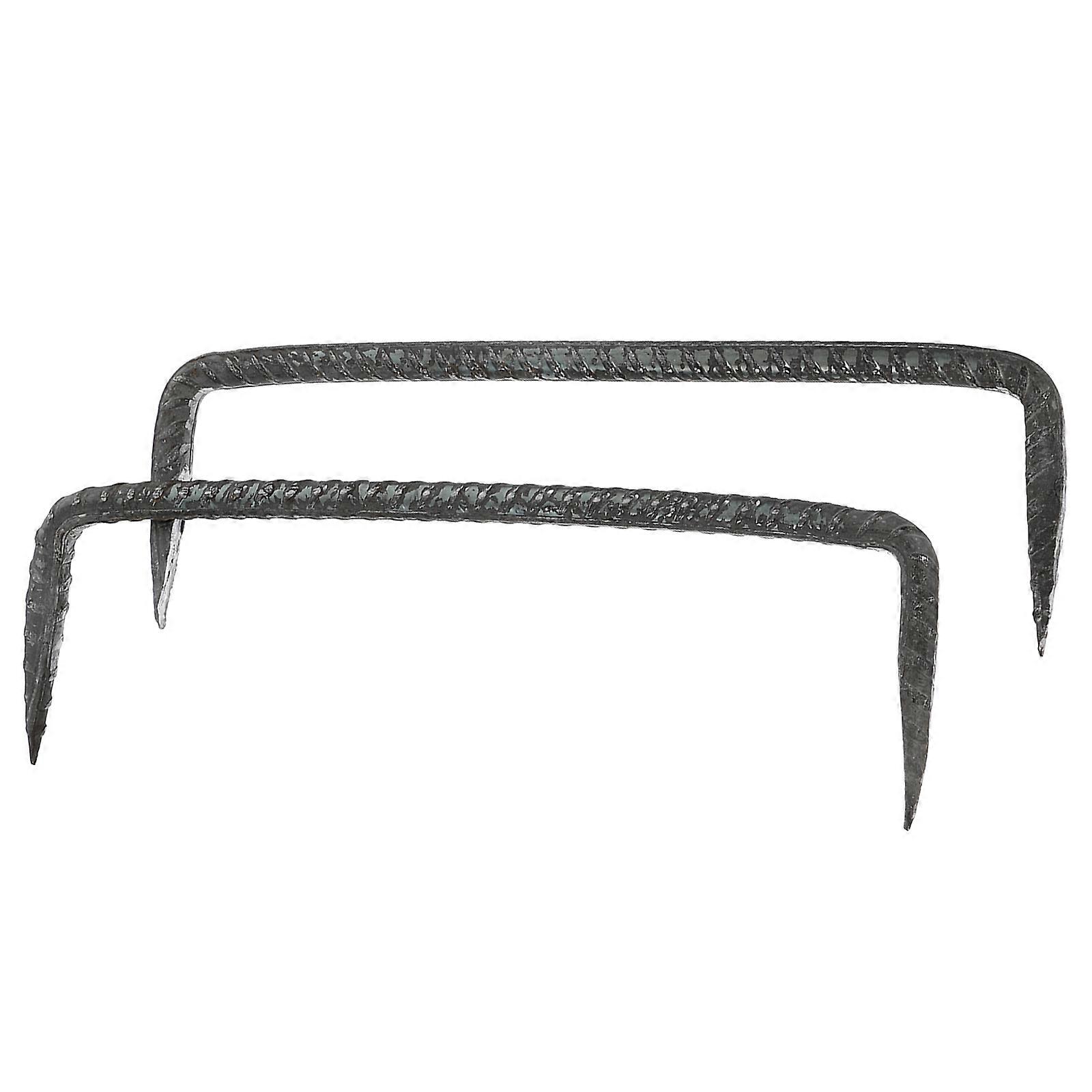 Durable Steel Fastener Nails for Woodworking Projects Double Pin 2Pcs