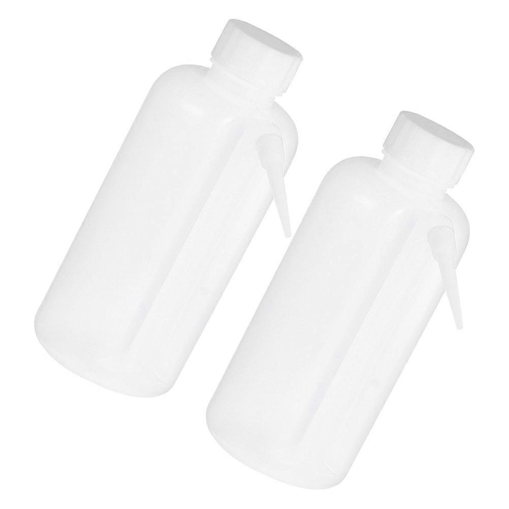 Plastic Wash Bottle Squeeze Bottle for Home 8Pcs White Wide Mouth Bottles