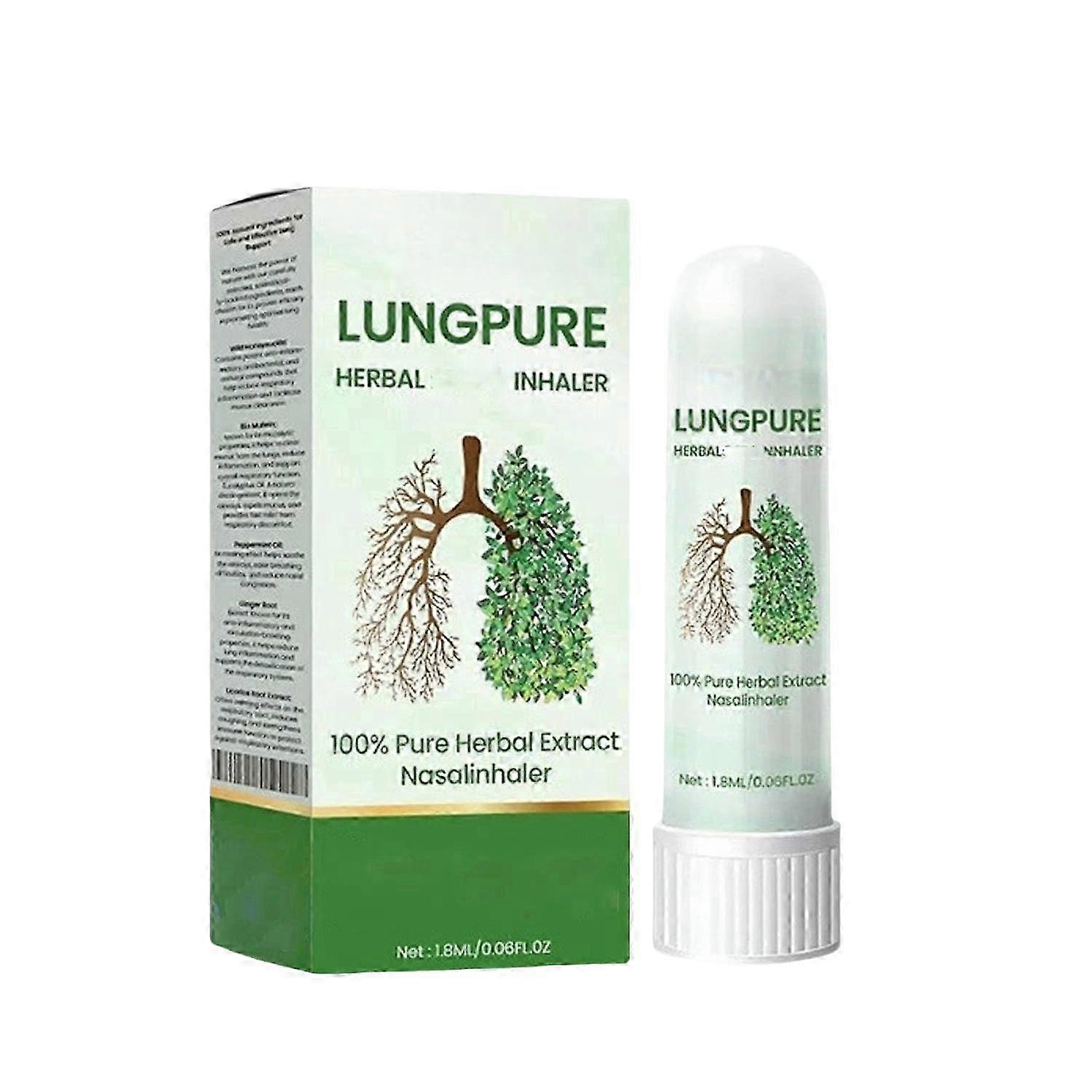 Relaxe com os inaladores de ervas CalmDerm (1 a 3 unidades) e a garantia de qualidade Timilk LungPure.