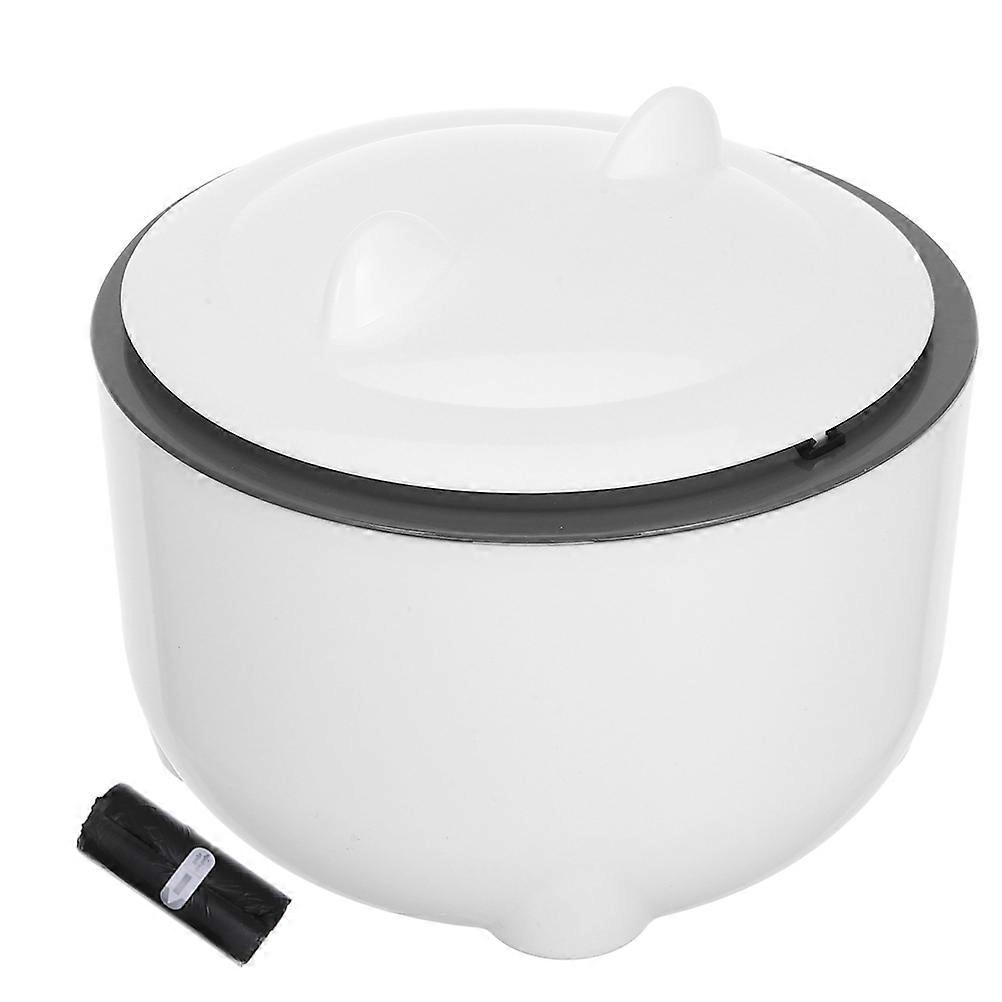 Cat Litter Disposal Bin with Airtight Design for Storage Grey PP Material 1 Set Large Capacity