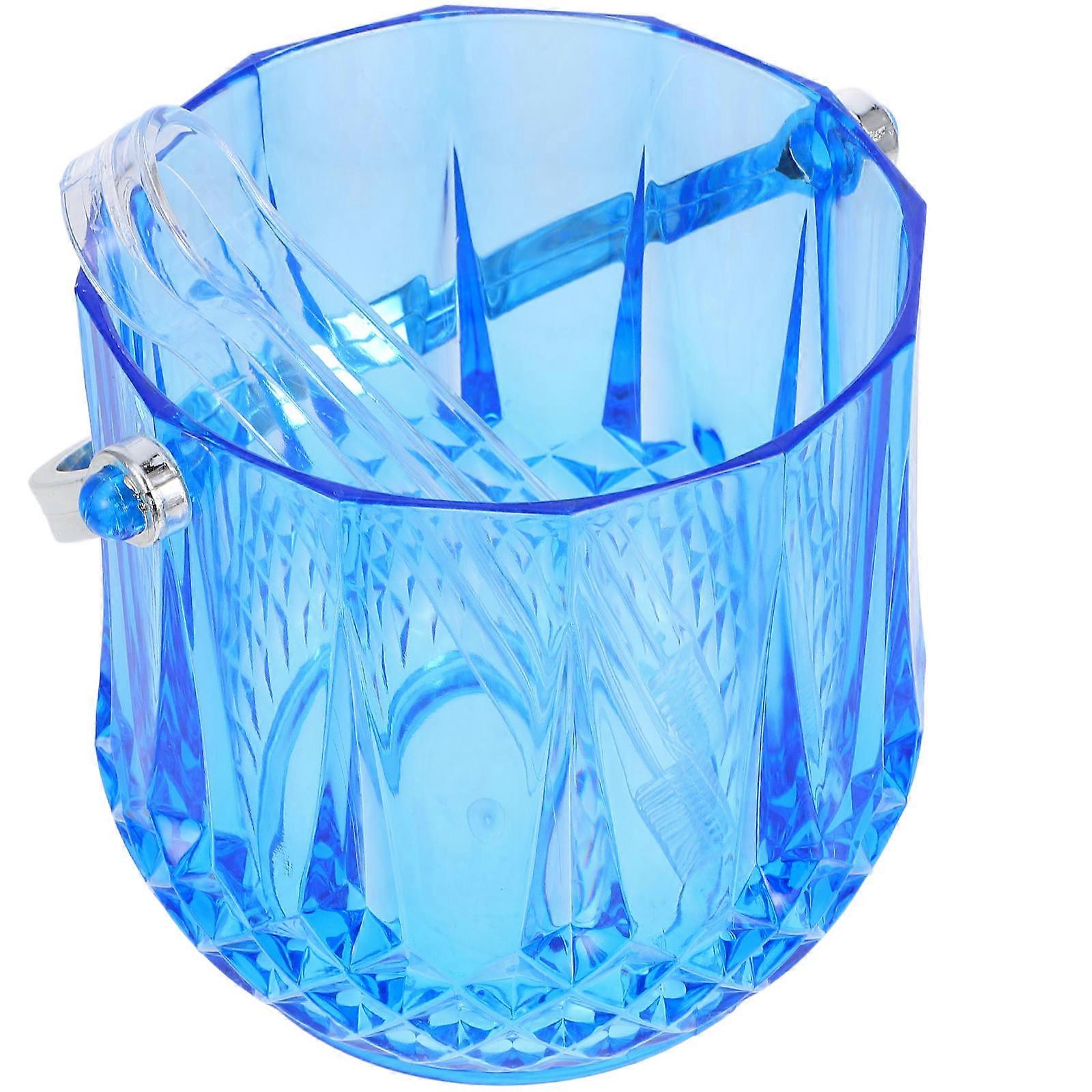 Plastic Ice Cube Bucket Small for Storage Use 1Set Portable Party Ice Container