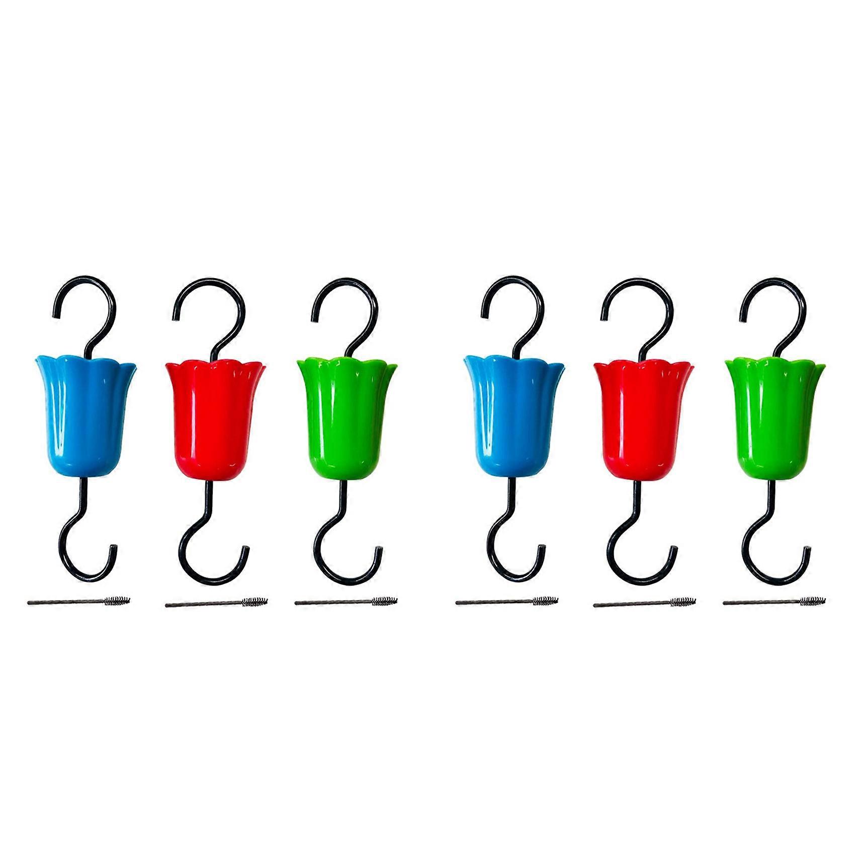 6PCS Ant Moat for Hummingbird Feeders Hummingbird Feeder Ant Guard Hummingbird Feeder Ant Guard Hooks Plastic Hanging