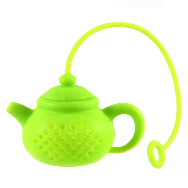 1Pcs Creative Teapot-Shape Tea Infuser Strainer Silicone Tea Bag Leaf Filter Diffuser Teaware Teapot Accessory